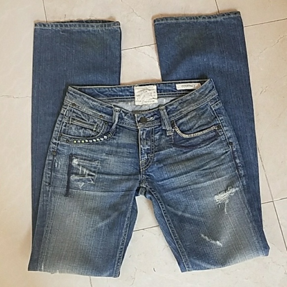Taverniti so jeans size 27 inseam of 34 low Rise of 7 inches Courtney jeans